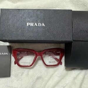 PRADA PR O9ZV Etruscan Marble Red
Eyeglasses Frame